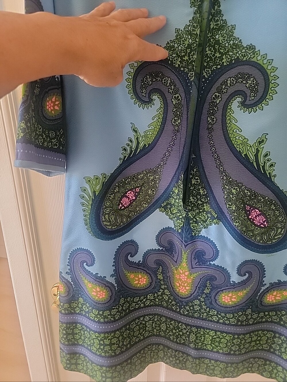 Signed, Alfred Shaheen ( The Master Printer)  Dress 1960's, - Picture 11 of 12